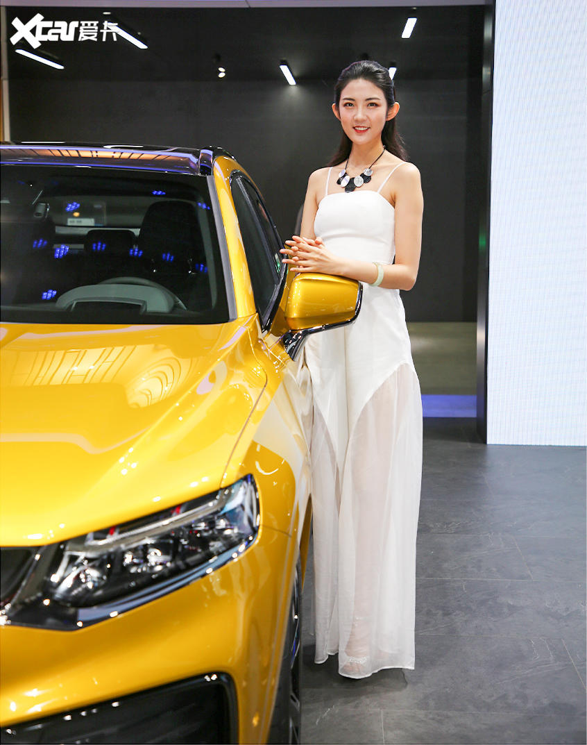 2019成都车展中国汽车品牌展台气质美女(图3)