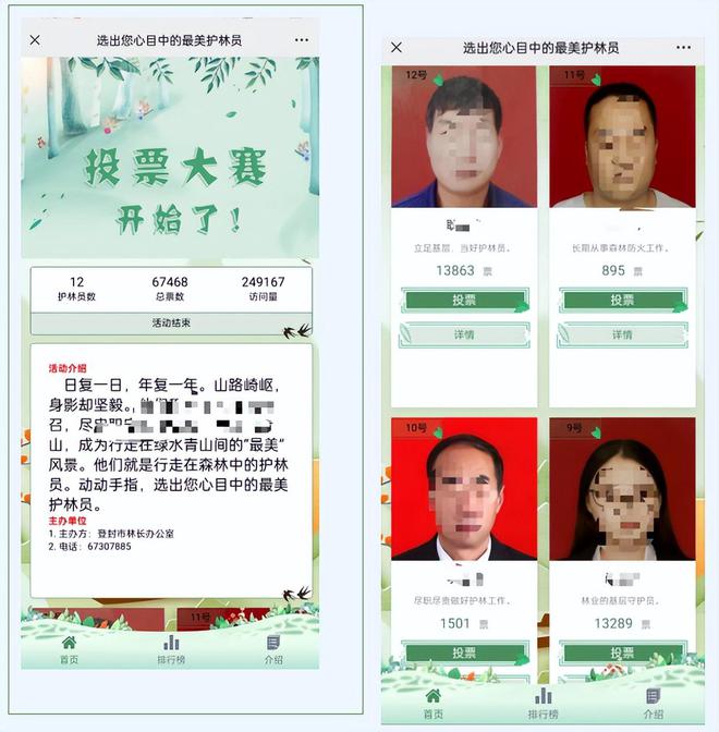 最美生态护林员投票评选活动策划方案及制作方法(图2)