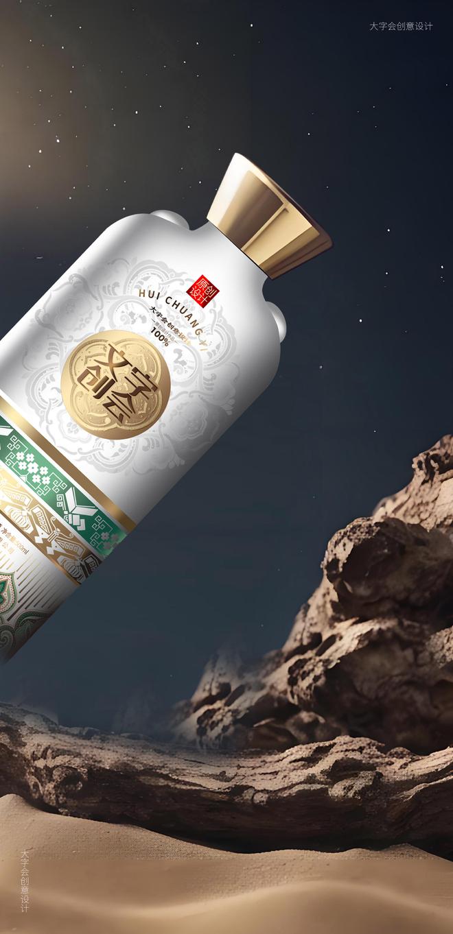 白色陶瓷酒瓶包装设计的魅力与特点。(图8)