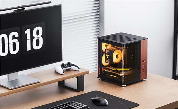 649元乔思伯TK-0双曲面海景房ITX机箱开售:双R角弯折玻璃设计(图1)