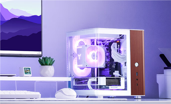 649元乔思伯TK-0双曲面海景房ITX机箱开售:双R角弯折玻璃设计(图2)