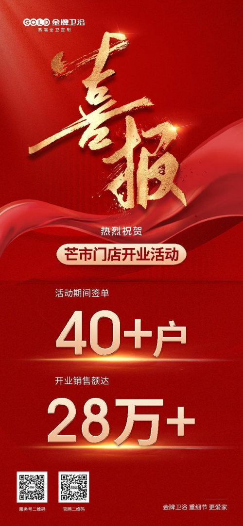 6月双城开业!金牌卫浴开业盛典活动再创佳绩(图6)