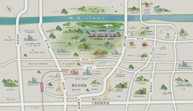 「营销网站」五个院子的别墅-上海嘉定售楼处电话＞地址＞！(图22)