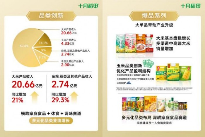 十月稻田2025中期净利大涨977%品类、渠道、品牌多维驱动(图2)