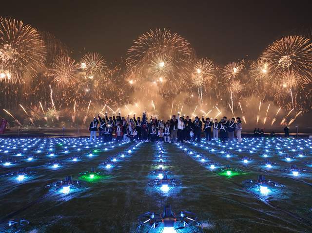 活动策划新宠！选择无人机表演让你的活动瞬间出圈(图1)