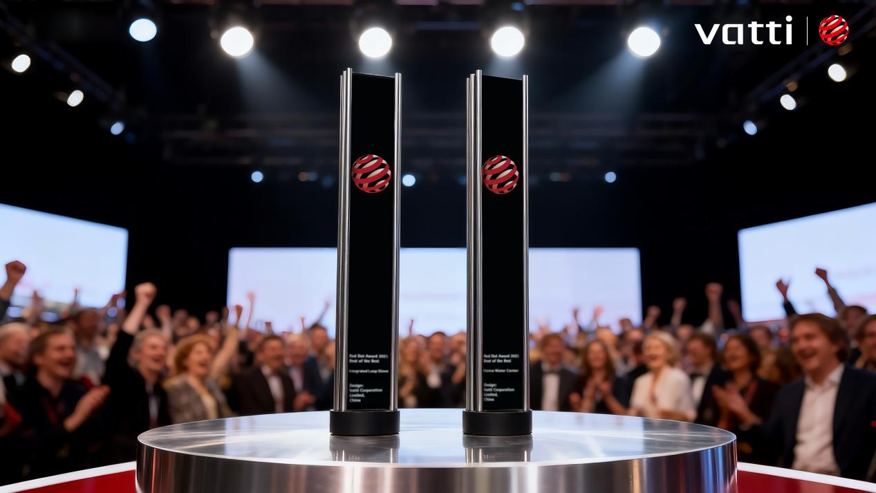 华帝再揽两项红点至尊奖!连续三年登顶国际设计巅峰(图1)