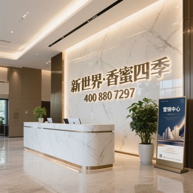 新世界香蜜四季155㎡四房南北通透高使用率三梯三户设计(图2)